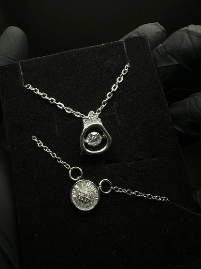 Diamond Charm Luxe Set – Pendant, Ring, Bracelet & Earrings